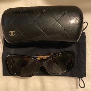 Chanel tortoise sunglasses